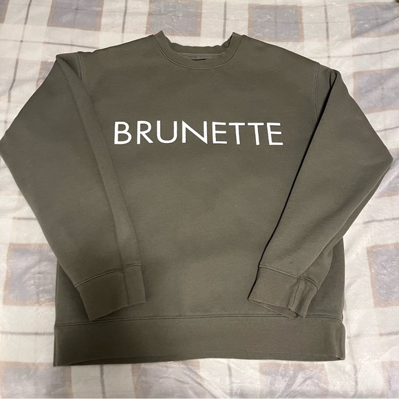Brunette The Label Sweatshirt Size M/L - Picture 2 of 8